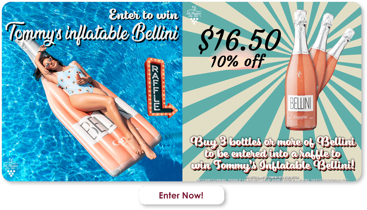Enter to win Tommy's Inflatable Bellini.
